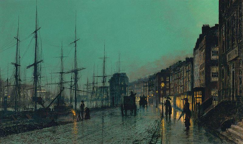 Shipping on the Clyde, John Atkinson Grimshaw